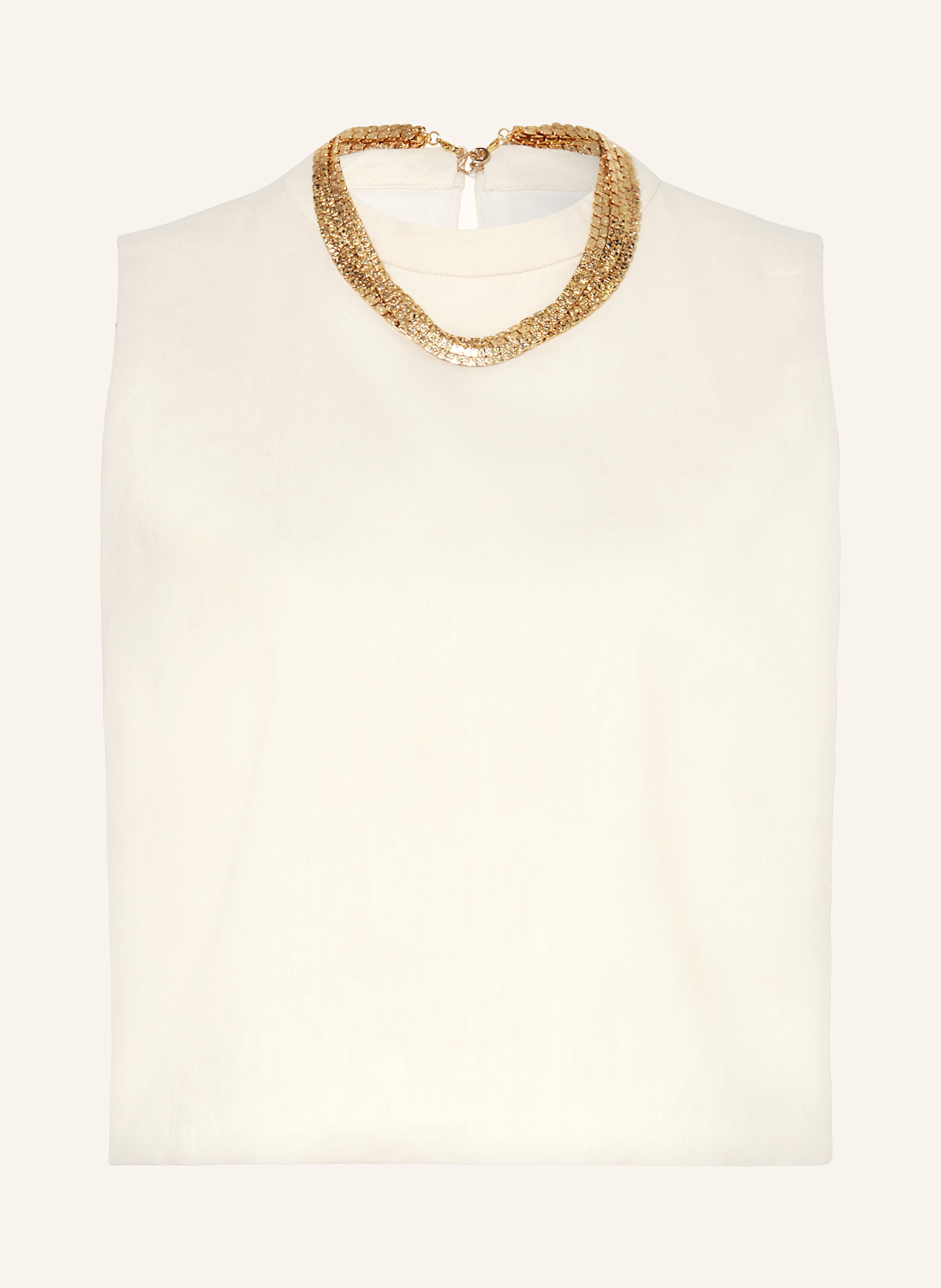 Блузка сверху с льном Sandro, бежевый
Блузка сверху с льном Sandro, бежевый