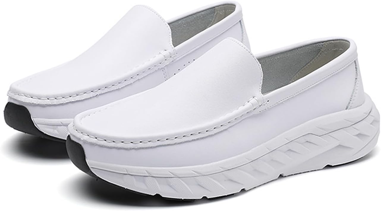 Мужские кожаные туфли Aceptolcom с противоскользящей подошвой, удобной поддержкой свода, легкие, устойчивые к скольжению, на быстрой шнуровке, белый
Мужские кожаные туфли Aceptolcom с противоскользящей подошвой, удобной поддержкой свода, легкие, устойчивые к скольжению, на быстрой шнуровке, белый