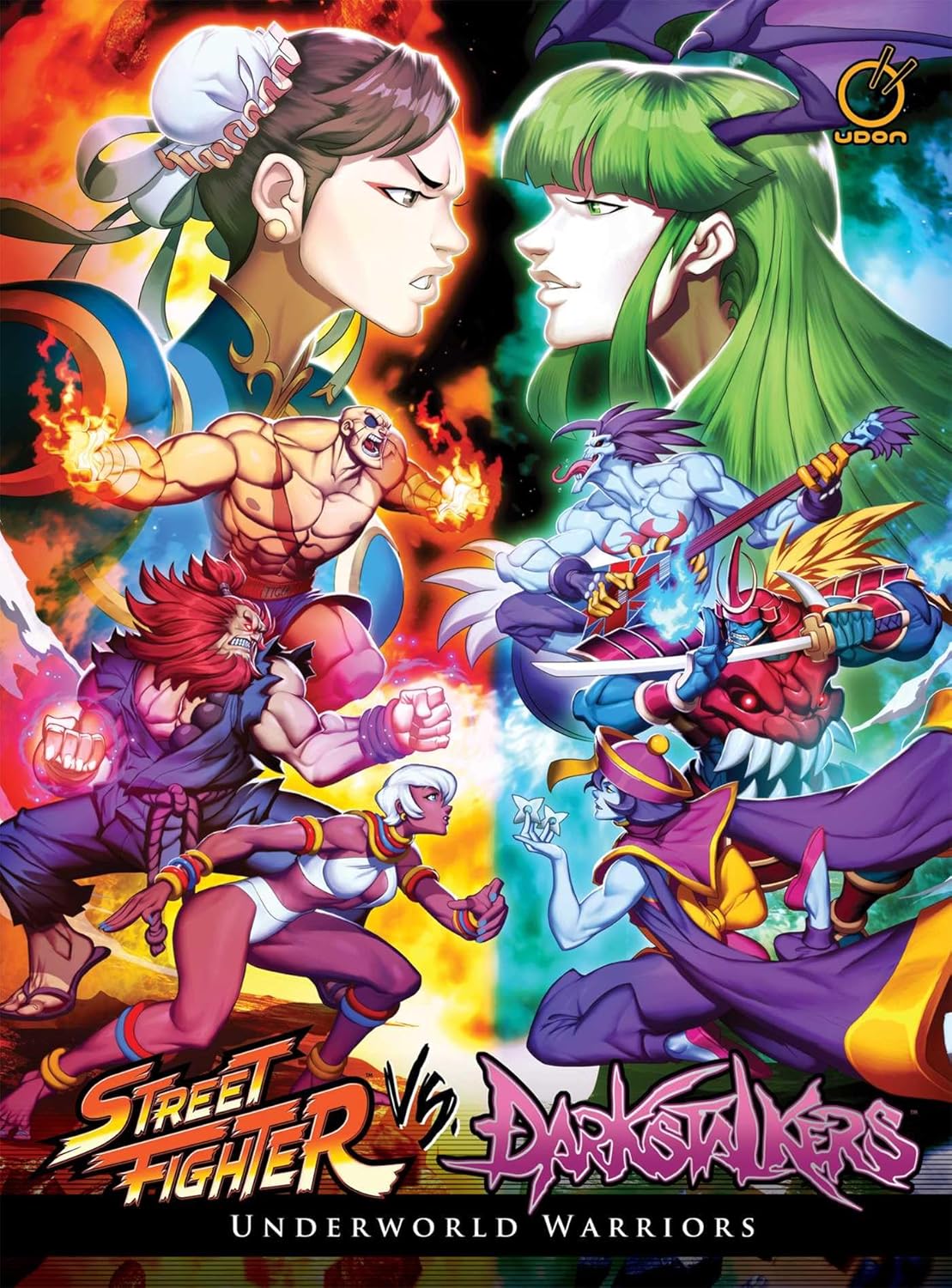 Street Fighter VS Darkstalkers: Underworld Warriors (Hardcover) (UDON Entertainment)
Street Fighter VS Darkstalkers: Underworld Warriors (Hardcover) (UDON Entertainment)