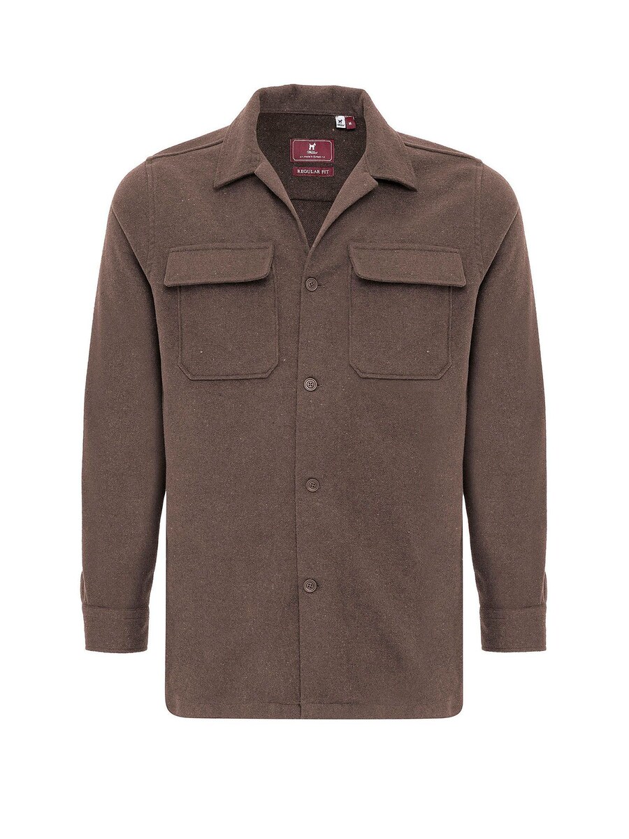 Рубашка обычного кроя на пуговицах Williot Michelangelo, коричневый
Рубашка обычного кроя на пуговицах Williot Michelangelo, коричневый