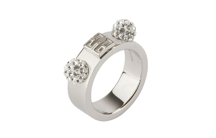 Givenchy Латунные, хрустальные кольца women's silver
Givenchy Латунные, хрустальные кольца women's silver