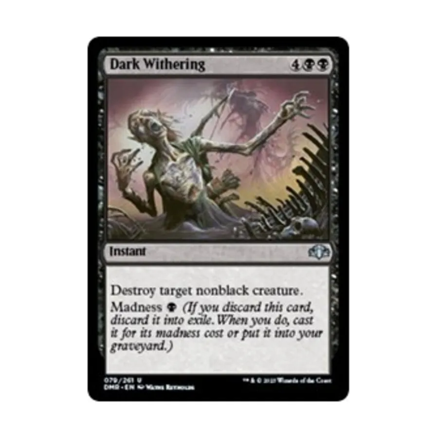 CCG Тёмное увядание (U), MTG - Dominaria Remastered
CCG Тёмное увядание (U), MTG - Dominaria Remastered