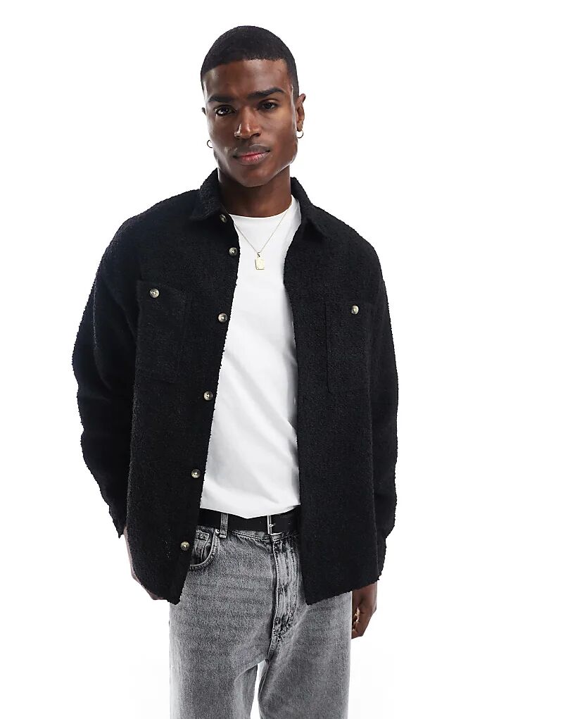 Рубашка свободного кроя с квадратным воротником в стиле 90-х годов черного цвета ASOS DESIGN
Рубашка свободного кроя с квадратным воротником в стиле 90-х годов черного цвета ASOS DESIGN