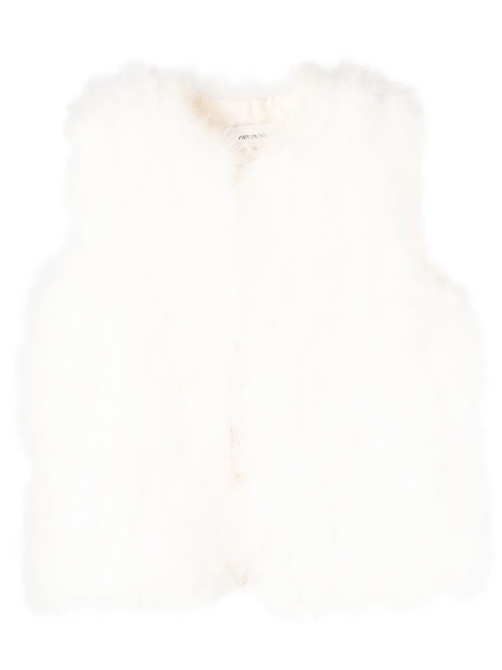 Шелковый жилет с перьями YVES SALOMON, белый
Шелковый жилет с перьями YVES SALOMON, белый