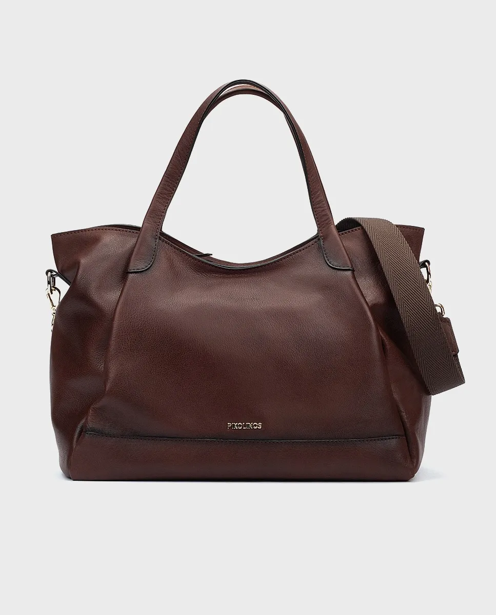 Женская кожаная сумка через плечо с застежкой-молнией Pikolinos, темно-коричневый
Женская кожаная сумка через плечо с застежкой-молнией Pikolinos, темно-коричневый