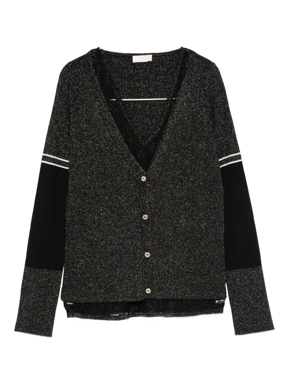 Кардиган с отделкой панелями Liu Jo, черный
Кардиган с отделкой панелями Liu Jo, черный