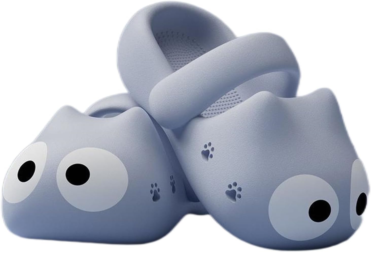 Унисекс тапочки с большими глазами в виде кота, забавные мультяшные EVA, с нескользящей толстой подошвой для дома и улицы Generic, синий
Унисекс тапочки с большими глазами в виде кота, забавные мультяшные EVA, с нескользящей толстой подошвой для дома и улицы Generic, синий