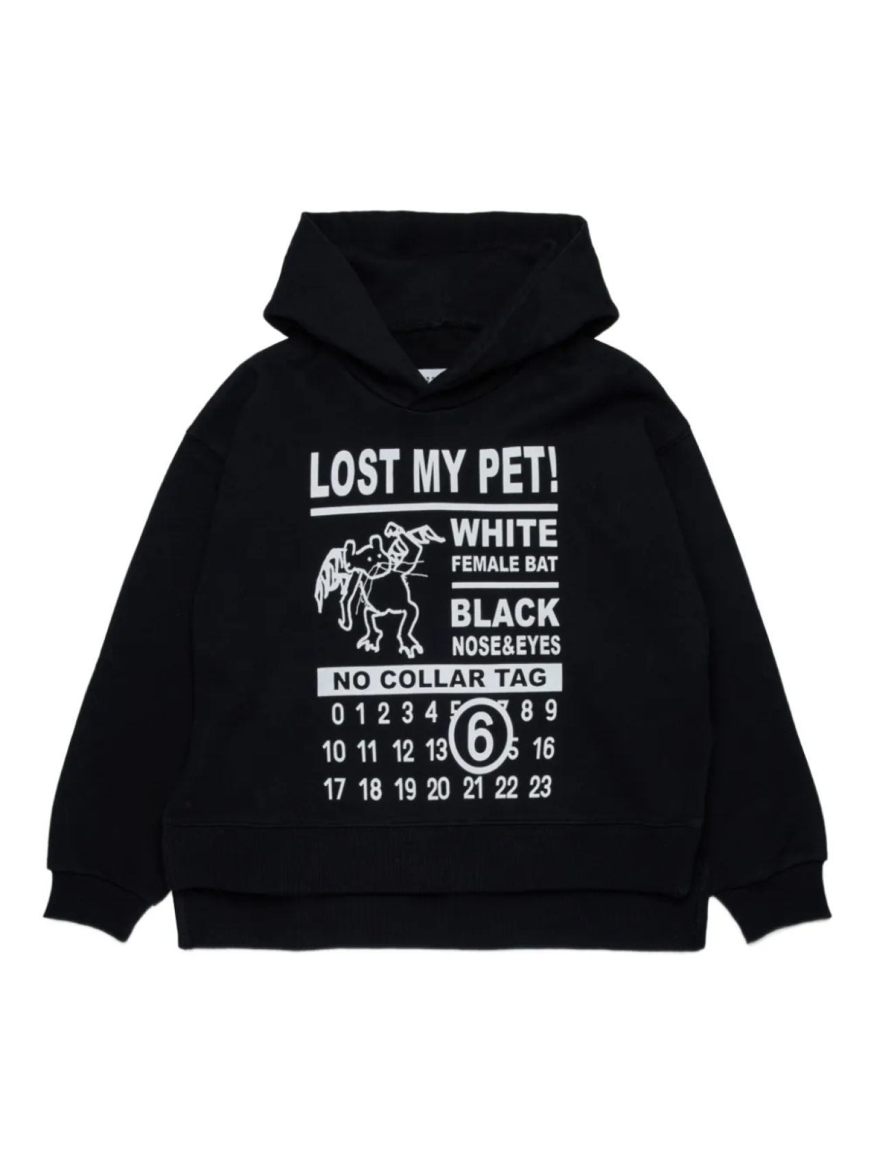 MM6 Maison Margiela Kids базовое худи, черный
MM6 Maison Margiela Kids базовое худи, черный