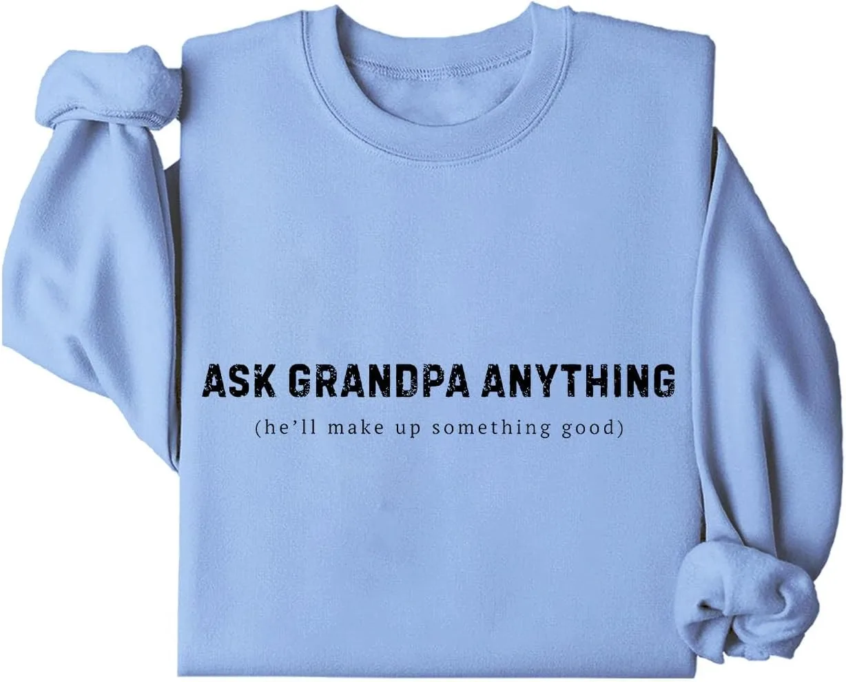 Толстовка с принтом "Спроси дедушку, он что-нибудь придумает" MQZUO
Толстовка с принтом "Спроси дедушку, он что-нибудь придумает" MQZUO