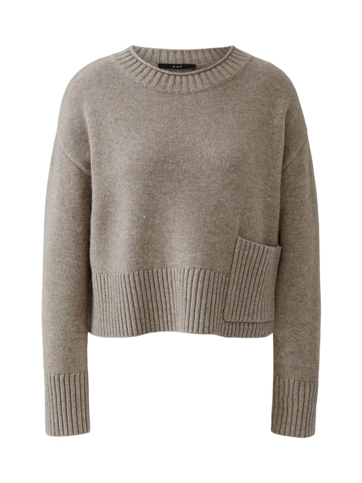Свитер дымчато-серого цвета Oui
Свитер дымчато-серого цвета Oui