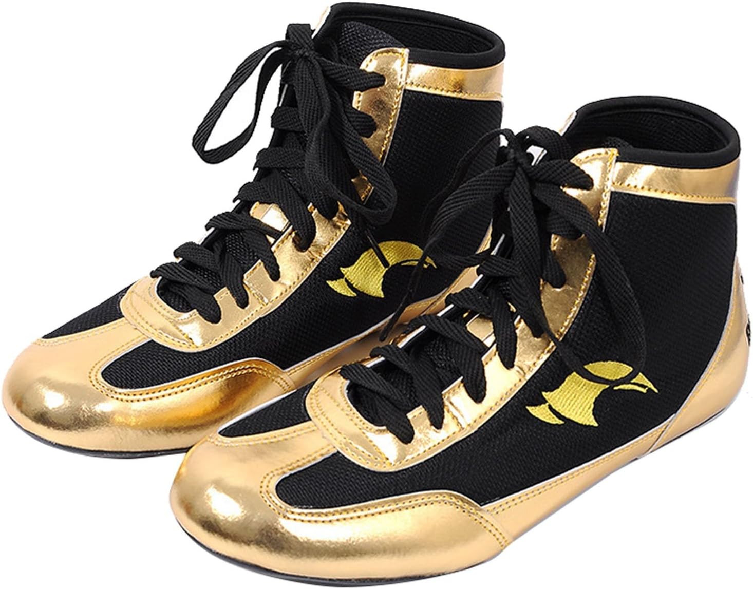 Kids Wrestling Shoes Boys Girls Boxing Shoes High Top Wrestling Training Shoes Boots Competition Fitness Sneakers Generic, T-Gold
Kids Wrestling Shoes Boys Girls Boxing Shoes High Top Wrestling Training Shoes Boots Competition Fitness Sneakers Generic, T-Gold