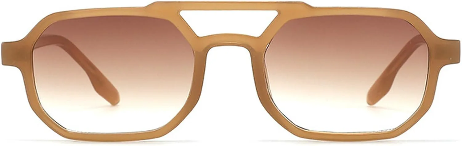 Маленькие квадратные солнцезащитные очки для женщин и мужчин, модные двухлучевые очки-пилот, винтажные солнцезащитные очки, ретро-солнцезащитные очки mincl, Brown
Маленькие квадратные солнцезащитные очки для женщин и мужчин, модные двухлучевые очки-пилот, винтажные солнцезащитные очки, ретро-солнцезащитные очки mincl, Brown