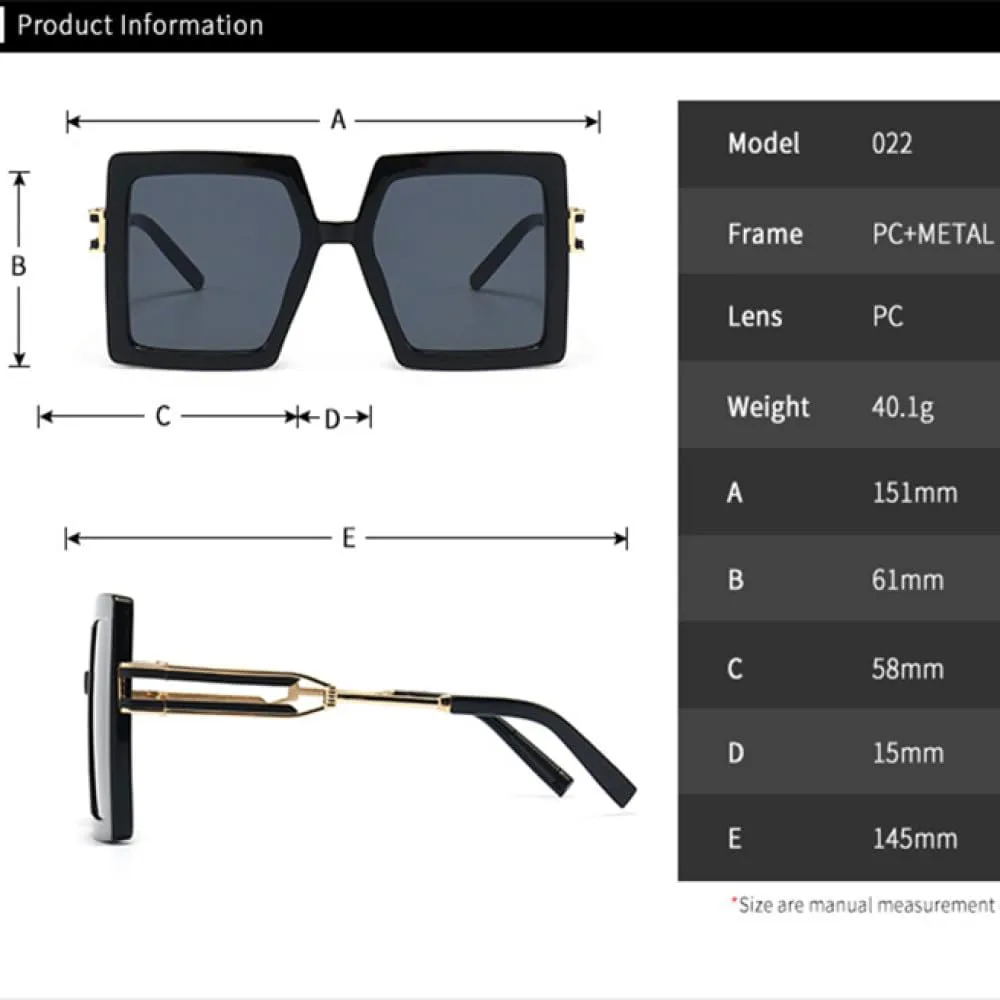 MUTYNE Модные большие квадратные солнцезащитные очки для женщин и мужчин в стиле ретро с градиентным переходом цвета и защитой от УФ-излучения UV400, Tea
MUTYNE Модные большие квадратные солнцезащитные очки для женщин и мужчин в стиле ретро с градиентным переходом цвета и защитой от УФ-излучения UV400, Tea