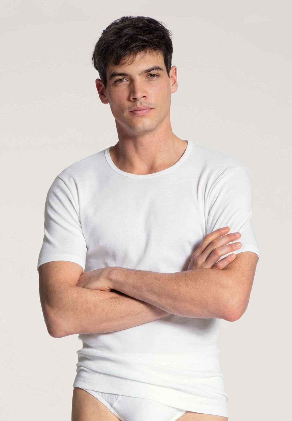 Базовая футболка T-SHIRT Calida, белый 
Базовая футболка T-SHIRT Calida, белый