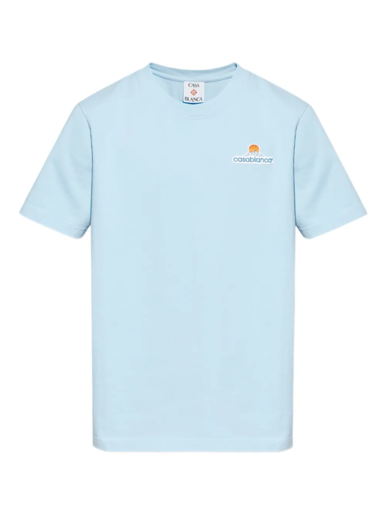 Casablanca футболка с круглым вырезом и вышитым логотипом, синий
Casablanca футболка с круглым вырезом и вышитым логотипом, синий