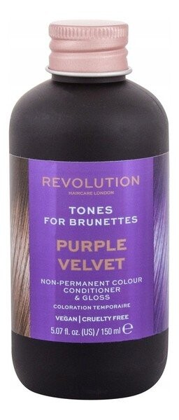 Revolution Haircare, Tones for Brunettes, тонирующая краска для темных волос, 04 Purple Velvet, 150 мл Makeup Revolution
Revolution Haircare, Tones for Brunettes, тонирующая краска для темных волос, 04 Purple Velvet, 150 мл Makeup Revolution