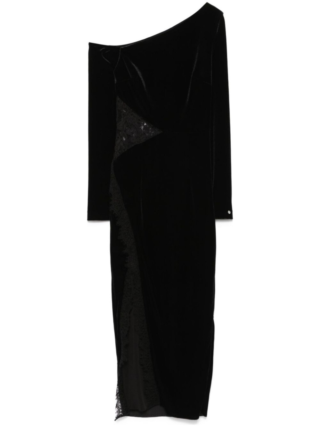 NISSA бархатное платье миди с кружевом, черный
NISSA бархатное платье миди с кружевом, черный