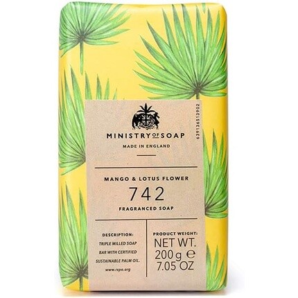 Министерство мыла Натуральное мыло в упаковке из тропического леса мыло тройного помола 200 г The Somerset Toiletry Company
Министерство мыла Натуральное мыло в упаковке из тропического леса мыло тройного помола 200 г The Somerset Toiletry Company