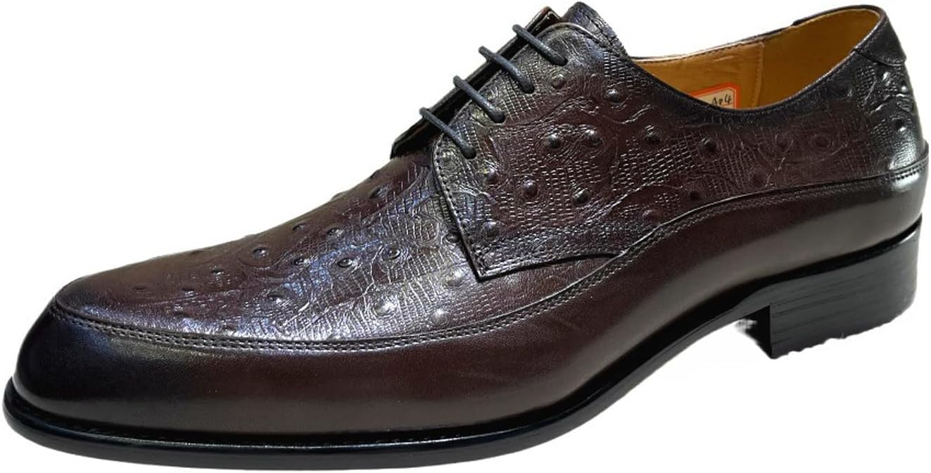 Мужские туфли Santimon из натуральной кожи, оксфорды, роскошные вечерние туфли с тиснением под аллигатора, шнуровка, формальные туфли для повседневного делового стиля, выпускных и свадеб, Coffee
Мужские туфли Santimon из натуральной кожи, оксфорды, роскошные вечерние туфли с тиснением под аллигатора, шнуровка, формальные туфли для повседневного делового стиля, выпускных и свадеб, Coffee