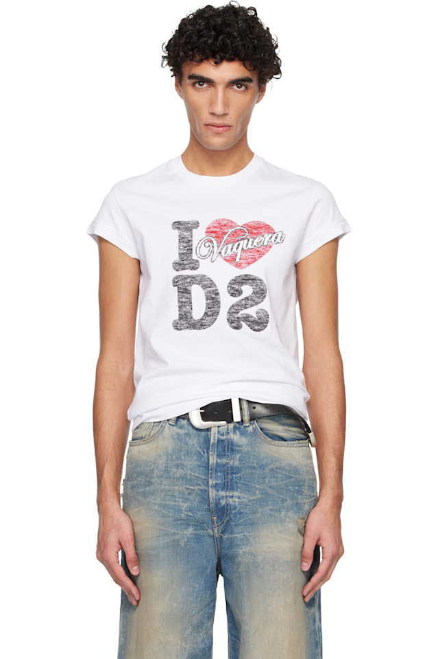 Футболка Vaquera edition с рваными рукавами чашек Dsquared2, белый
Футболка Vaquera edition с рваными рукавами чашек Dsquared2, белый