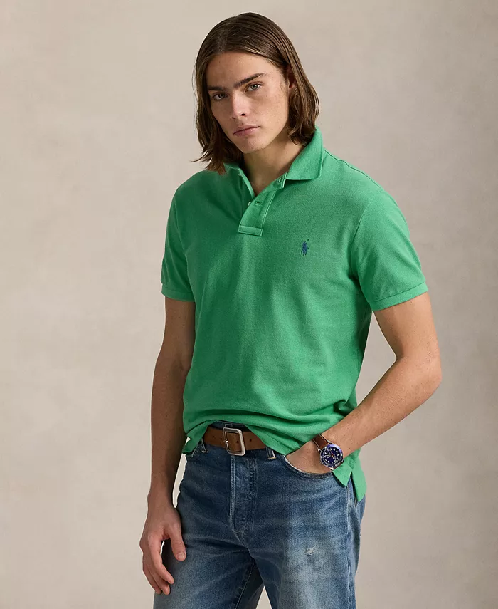 Мужская классическая хлопковая поло Polo Ralph Lauren, зеленый
Мужская классическая хлопковая поло Polo Ralph Lauren, зеленый