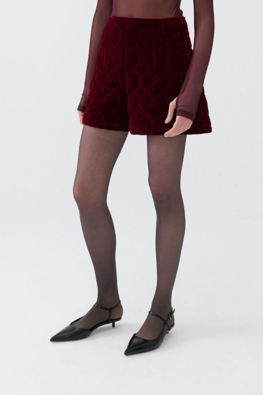 Женские стеганые мини-шорты NOCTURNE, Burgundy
Женские стеганые мини-шорты NOCTURNE, Burgundy