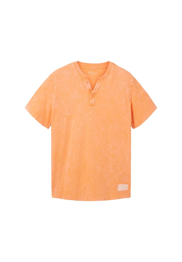 Футболка с коротким рукавом воротником-хенли и эффектом потертости Tom Tailor, оранжевый
Футболка с коротким рукавом воротником-хенли и эффектом потертости Tom Tailor, оранжевый