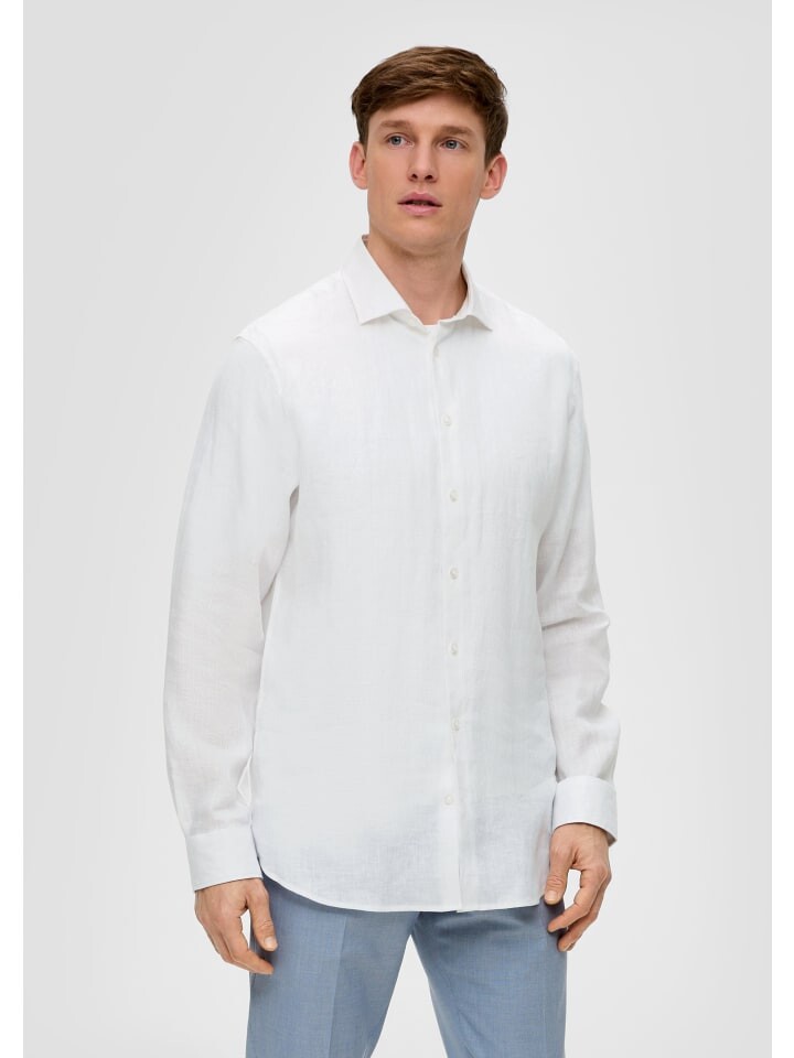Рубашка sOliver BLACK LABEL langarm, белый
Рубашка sOliver BLACK LABEL langarm, белый