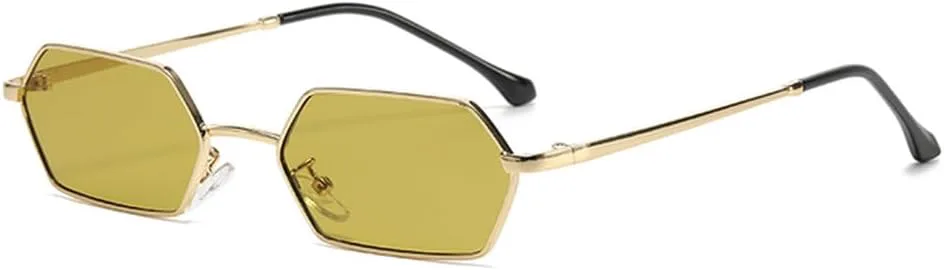 Персонализированные женские солнцезащитные очки в маленькой оправе, ретро-солнцезащитные очки, модные мужские очки для уличной фотографии TVTBBVV, Gold Yellow
Персонализированные женские солнцезащитные очки в маленькой оправе, ретро-солнцезащитные очки, модные мужские очки для уличной фотографии TVTBBVV, Gold Yellow