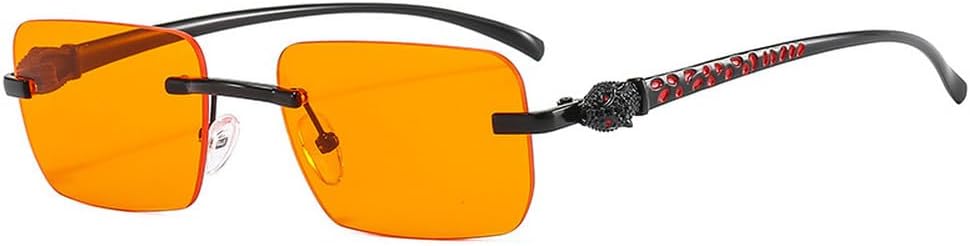 Модные солнцезащитные очки без оправы прямоугольной формы для женщин с прозрачными линзами с градиентом цвета "океан", уникальные солнцезащитные очки для мужчин HVTVTLA, Black Orange
Модные солнцезащитные очки без оправы прямоугольной формы для женщин с прозрачными линзами с градиентом цвета "океан", уникальные солнцезащитные очки для мужчин HVTVTLA, Black Orange