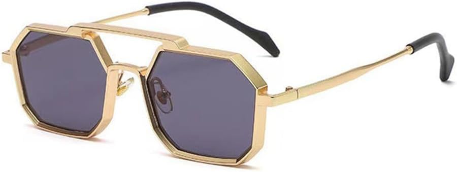 Солнцезащитные очки в крупной металлической оправе, модные женские и мужские солнцезащитные очки с зеркальными линзами, защита от ультрафиолета UV400 LOVQZAOF, Gold Grey
Солнцезащитные очки в крупной металлической оправе, модные женские и мужские солнцезащитные очки с зеркальными линзами, защита от ультрафиолета UV400 LOVQZAOF, Gold Grey