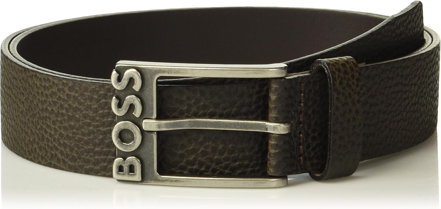 Мужской ремень BOSS Simo Grainy Leather с логотипом на металлической рамке, Buckeye Brown
Мужской ремень BOSS Simo Grainy Leather с логотипом на металлической рамке, Buckeye Brown