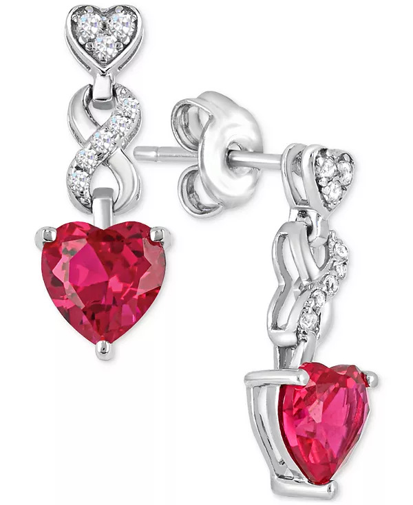 Женские серьги в форме сердца с бесконечностью из стерлингового серебра Macy'S, ruby
Женские серьги в форме сердца с бесконечностью из стерлингового серебра Macy'S, ruby