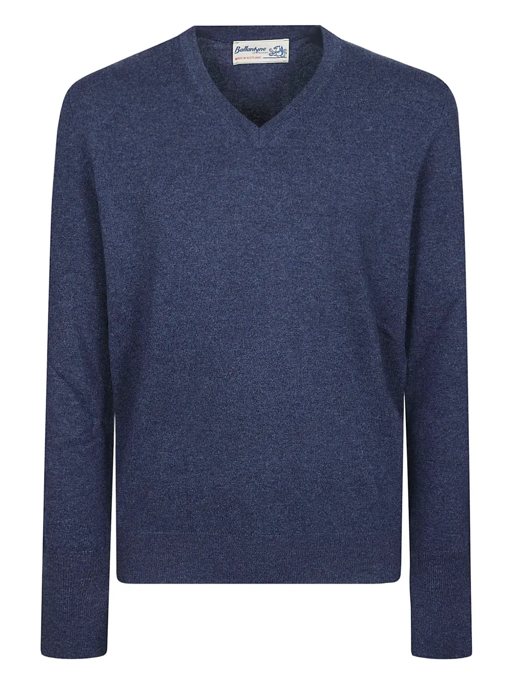Кашемировый свитер с V-образным вырезом Ballantyne, синий
Кашемировый свитер с V-образным вырезом Ballantyne, синий