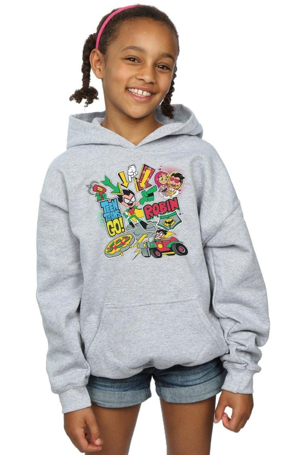 Толстовка Teen Titans Go Robin Montage DC Comics, серый
Толстовка Teen Titans Go Robin Montage DC Comics, серый