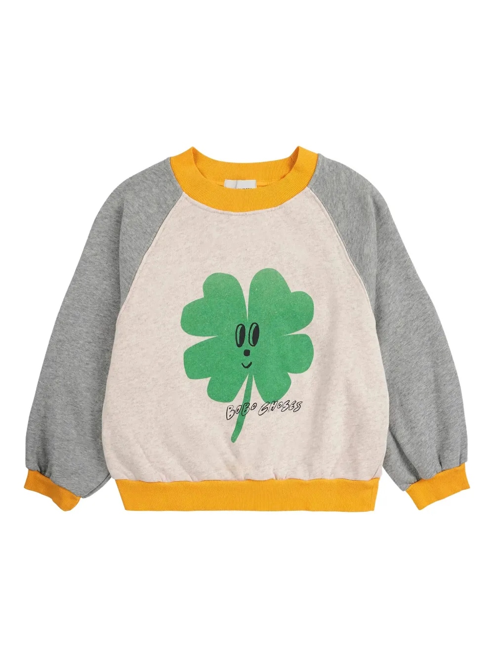 Толстовка Lucky Clover с рукавами реглан BOBO CHOSES, нейтральный 
Толстовка Lucky Clover с рукавами реглан BOBO CHOSES, нейтральный
