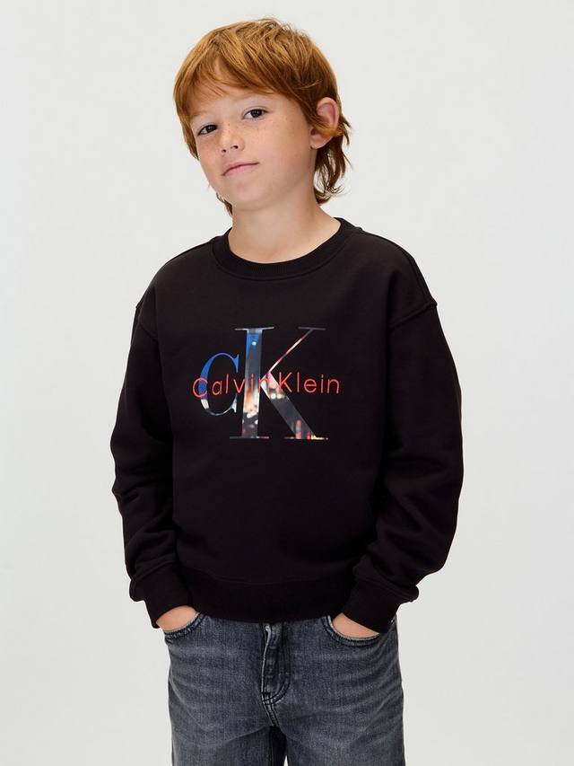 Детский свитшот с фото-логотипом Calvin Klein, Black
Детский свитшот с фото-логотипом Calvin Klein, Black