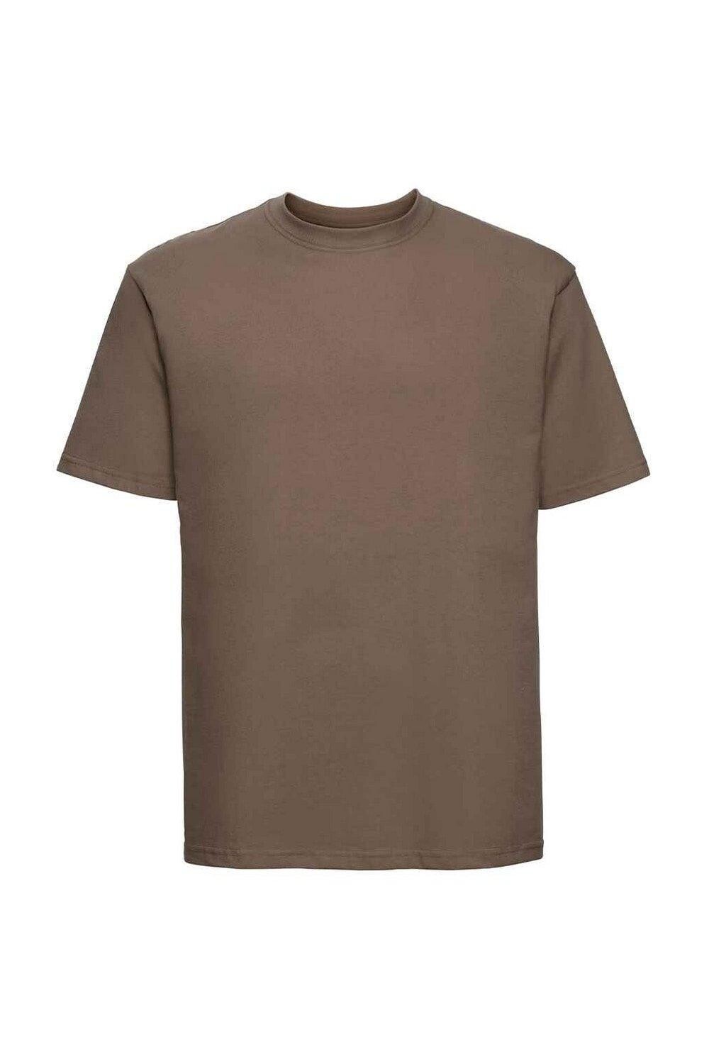 Классическая футболка из хлопка кольцевого прядения Russell, коричневый
Классическая футболка из хлопка кольцевого прядения Russell, коричневый