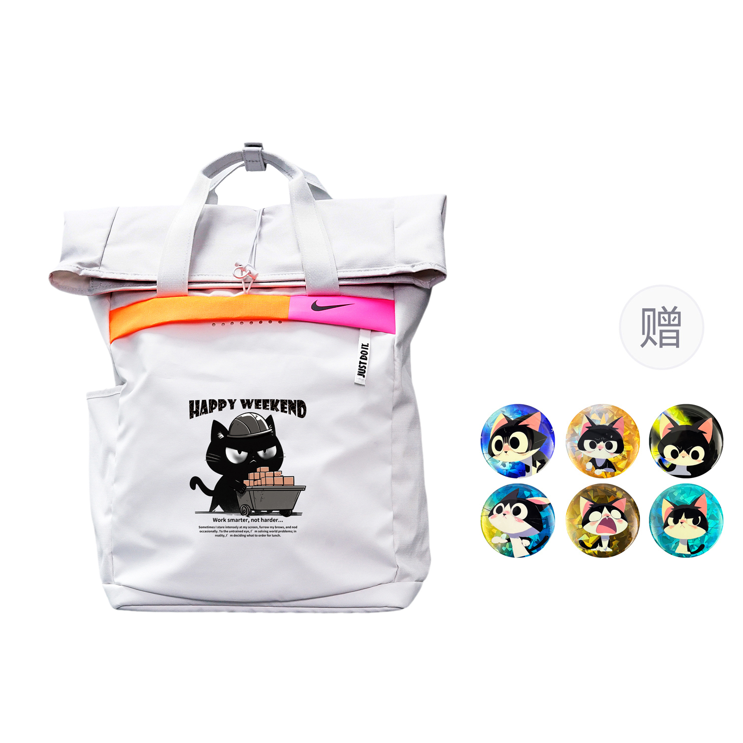 Nike Тканевый рюкзак унисекс светло-серебристый серый с бейджем, Light Silver Gray
Nike Тканевый рюкзак унисекс светло-серебристый серый с бейджем, Light Silver Gray