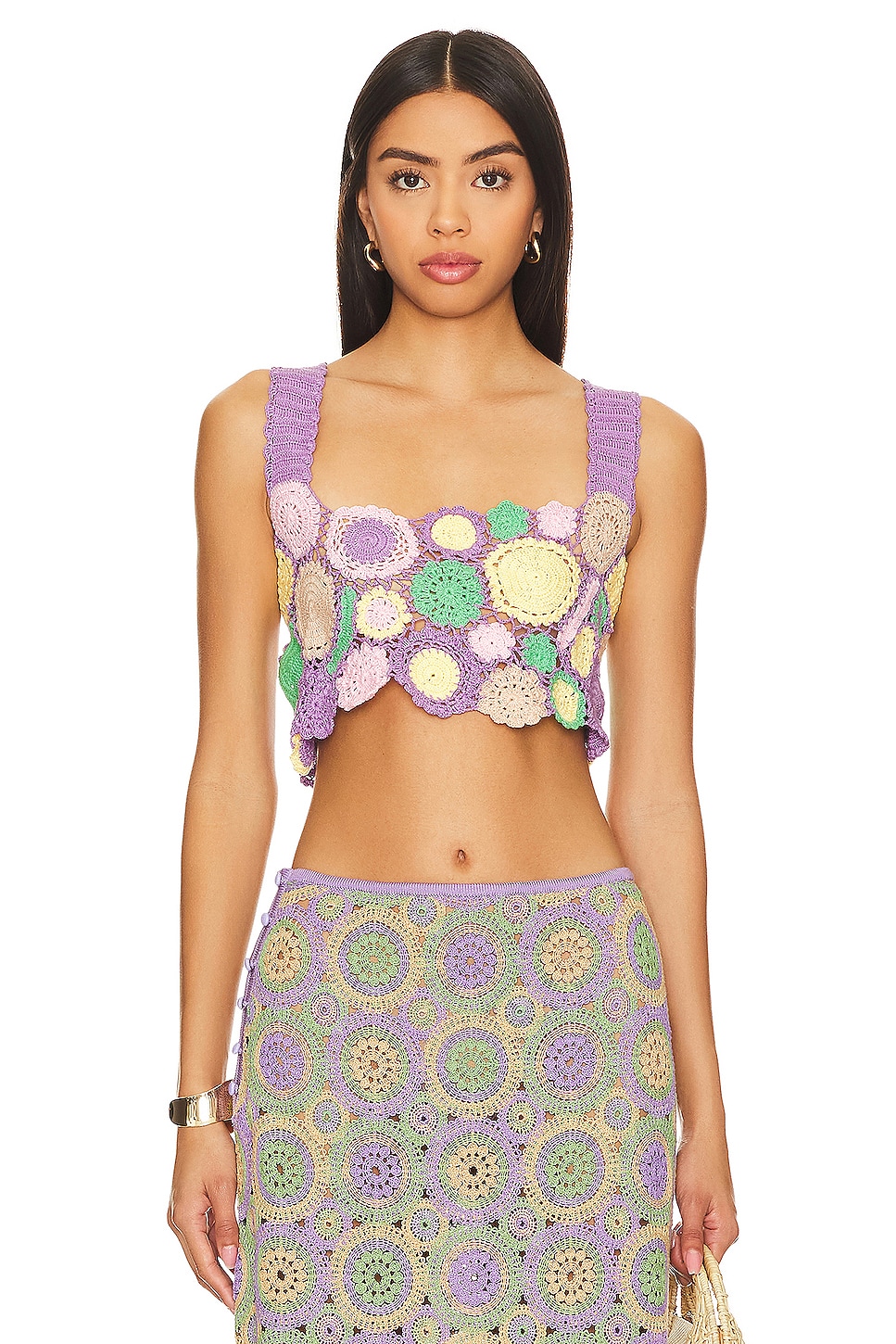 Укороченный топ tanit Agua Bendita, мультиколор
Укороченный топ tanit Agua Bendita, мультиколор