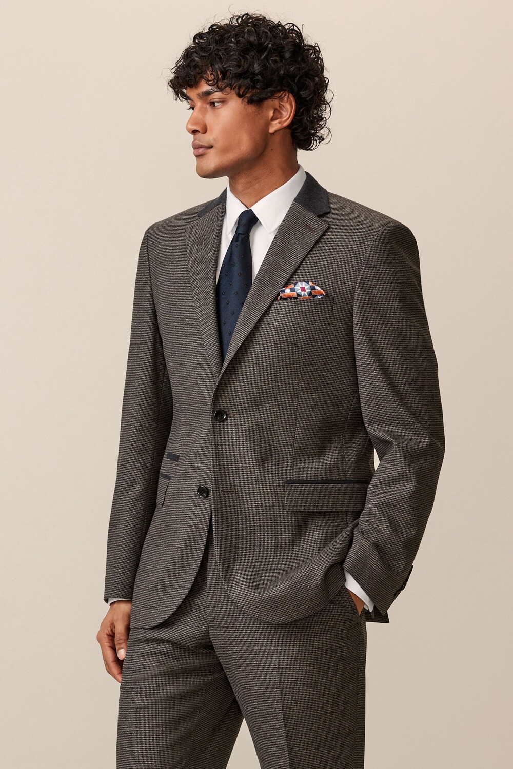 Пиджак индивидуального кроя с фактурной отделкой Next, коричневый
Пиджак индивидуального кроя с фактурной отделкой Next, коричневый