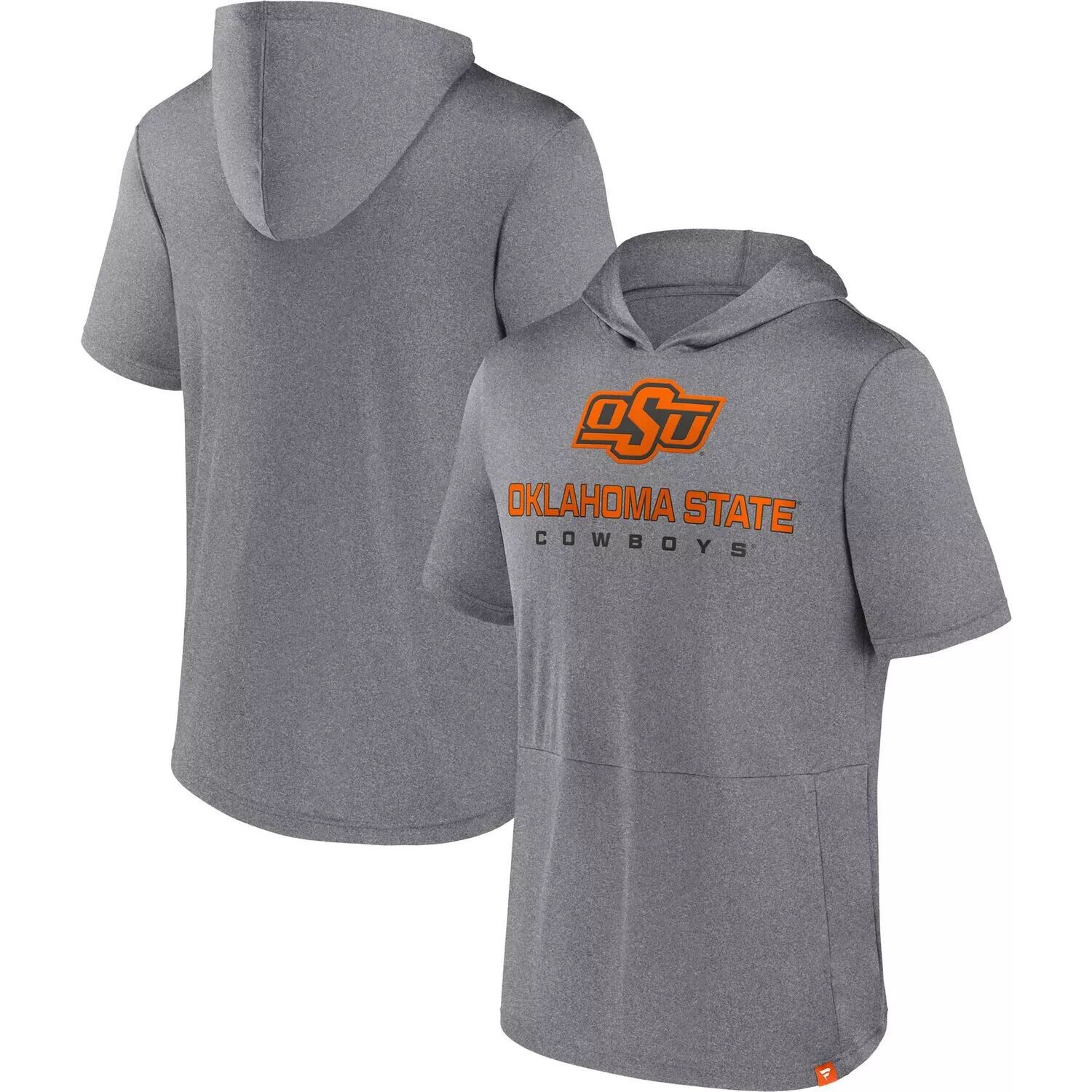 Мужская футболка с капюшоном с логотипом Heather Grey Oklahoma State Cowboys Modern Stack Fanatics
Мужская футболка с капюшоном с логотипом Heather Grey Oklahoma State Cowboys Modern Stack Fanatics