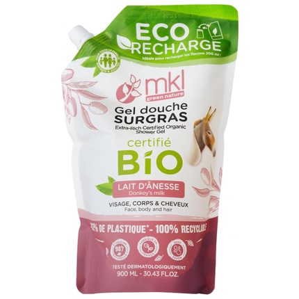 Увлажняющий гель для душа «Ослиное молоко» Eco-Recharge 900 мл Mkl Green Nature
Увлажняющий гель для душа «Ослиное молоко» Eco-Recharge 900 мл Mkl Green Nature