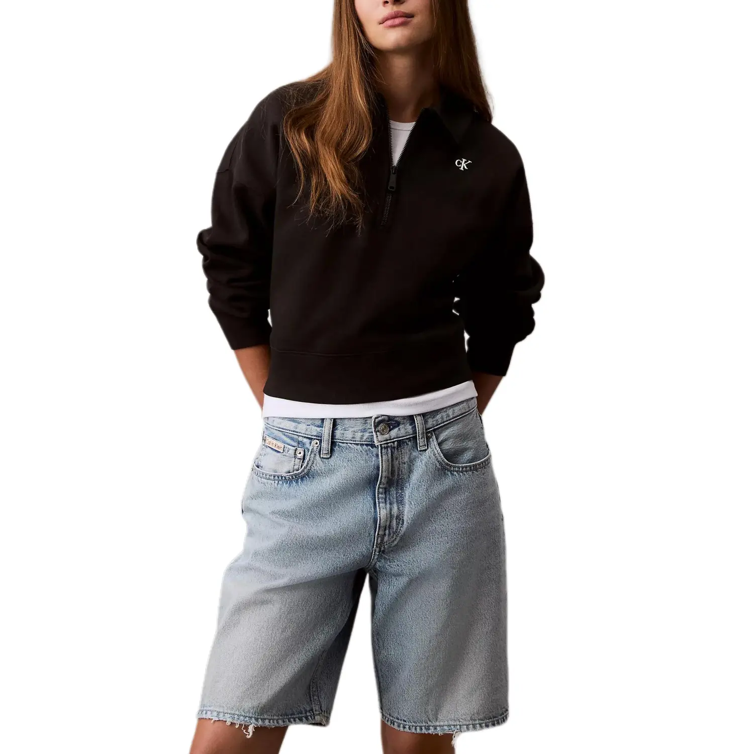 Calvin Klein Свитшот женский черный
Calvin Klein Свитшот женский черный