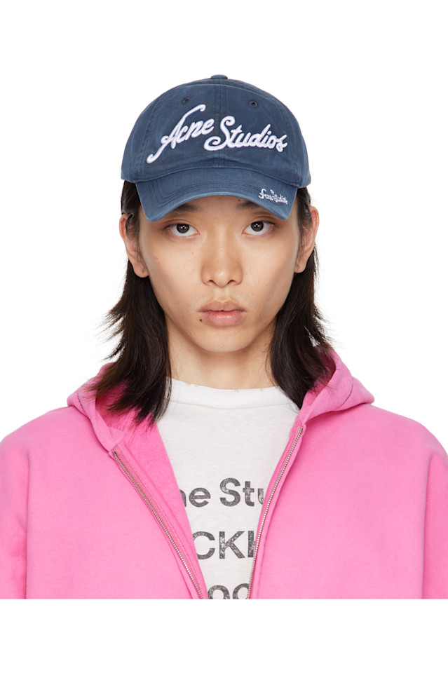 Acne Studios Синяя кепка с логотипом
Acne Studios Синяя кепка с логотипом