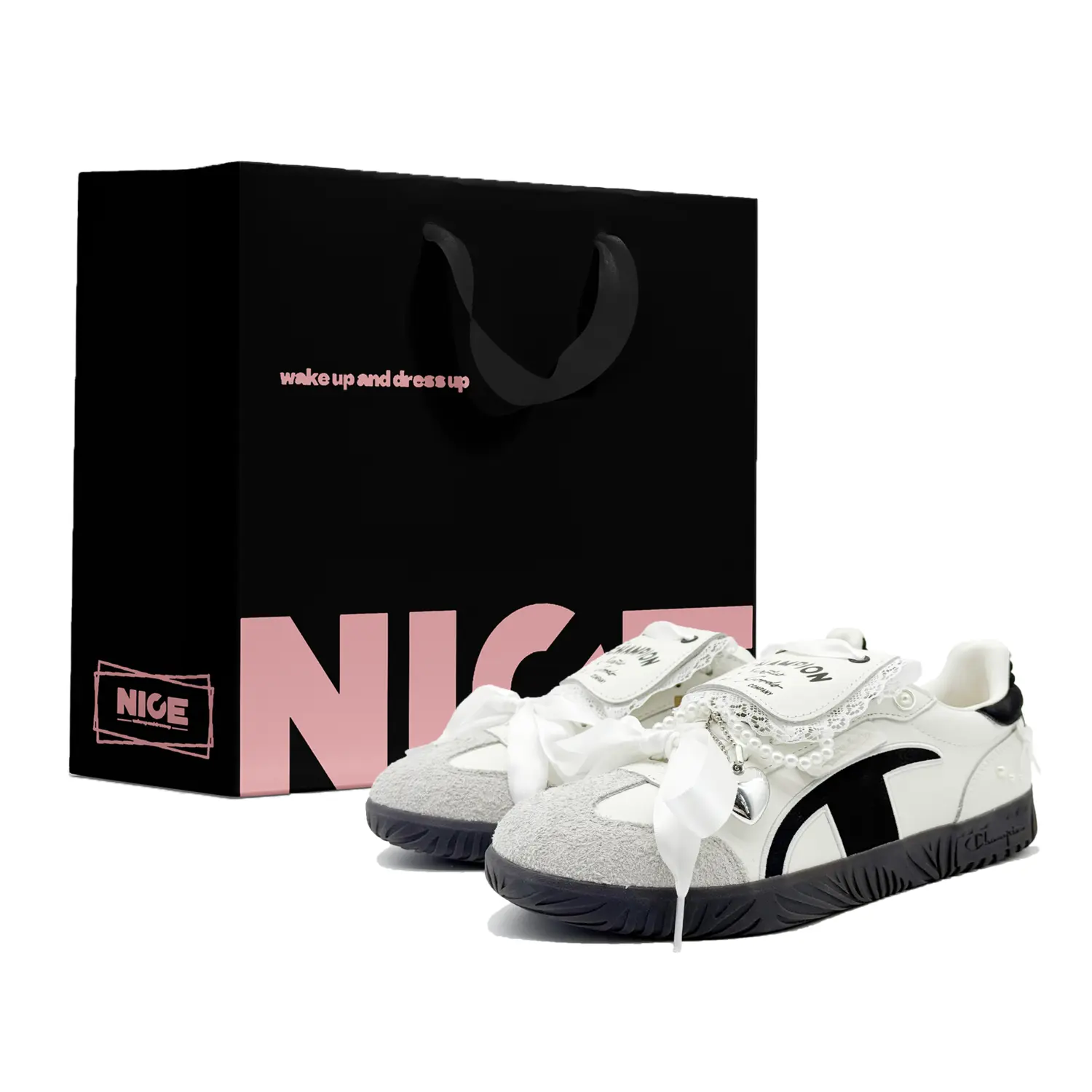 Champion Лаковые ботинки с бантом облегченные низкие унисекс черно-белые белые, цвет White
Champion Лаковые ботинки с бантом облегченные низкие унисекс черно-белые белые, цвет White