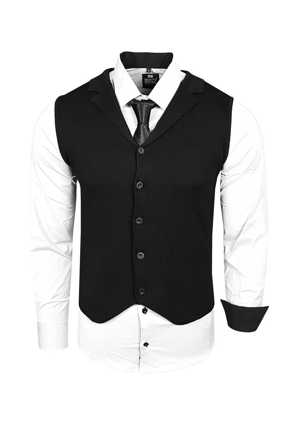 Комплект рубашек, состоящий из рубашки, жилета и галстука RUSTY NEAL, белый
Комплект рубашек, состоящий из рубашки, жилета и галстука RUSTY NEAL, белый