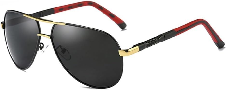 Поляризованные солнцезащитные очки для мужчин, металлические, с антибликовым покрытием, для вождения, мужские солнцезащитные очки для женщин, защитные очки для активного отдыха UV400 VFDHN, Gold Black Black
Поляризованные солнцезащитные очки для мужчин, металлические, с антибликовым покрытием, для вождения, мужские солнцезащитные очки для женщин, защитные очки для активного отдыха UV400 VFDHN, Gold Black Black