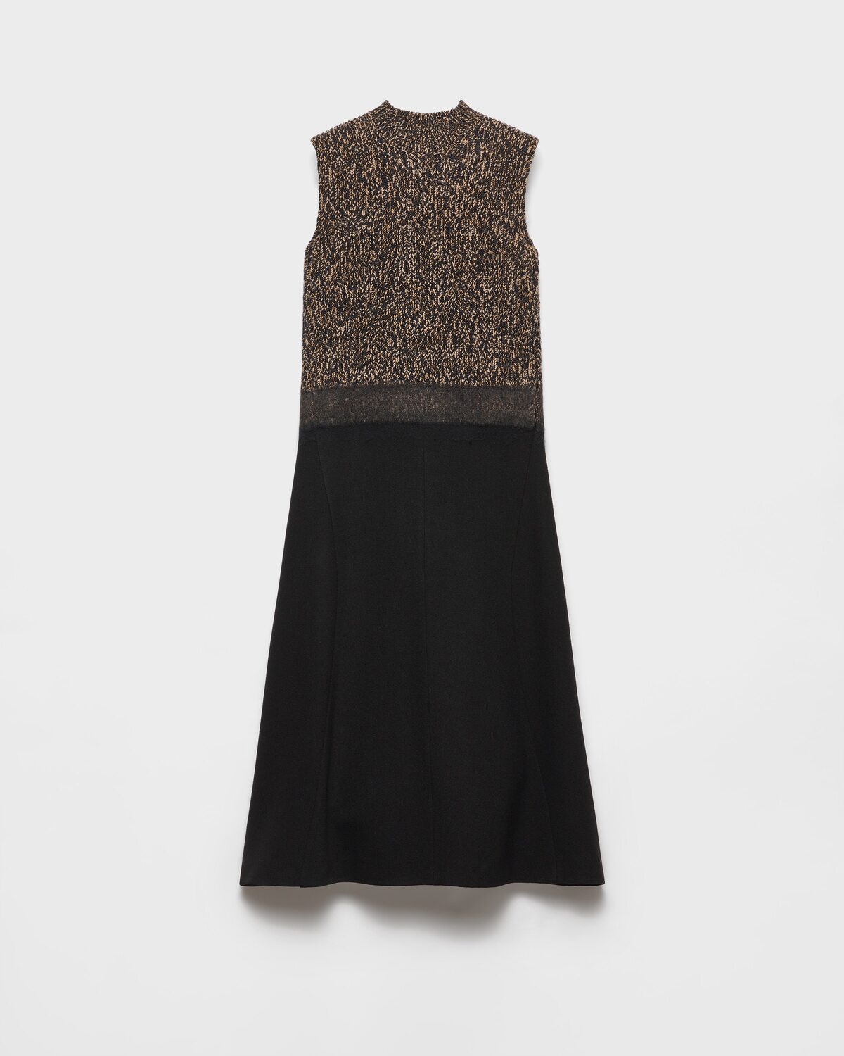 Платье из шерсти шетландских овец и кашемира Prada, черный
Платье из шерсти шетландских овец и кашемира Prada, черный