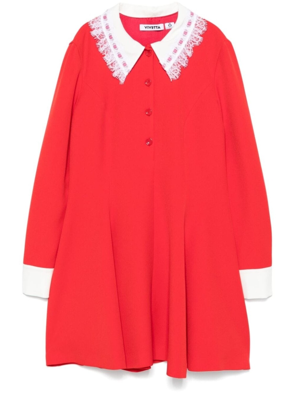 Платье Vivetta с кружевными деталями, красный
Платье Vivetta с кружевными деталями, красный